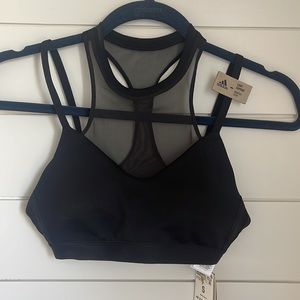 Adidas High Neck Mesh Sports Bra
